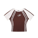 Women T-shirt Short Women's round Neck Slim Casual