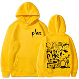 Pink Singer Tour Hot Hoodies Hiphop Rapper