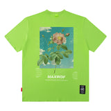 Men T Shirt Printed Fashion Brand Short Sleeve T-shirt Men and Women Couple Loose