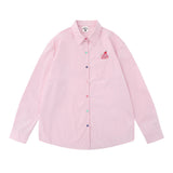 Men Long Sleeved T Shirt Embroidered Long Sleeve Shirt Boys All-Matching Casual Ruffle Handsome Loose Spring and Autumn