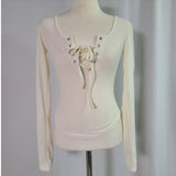 Women Long Sleeve Shirt Waist-Controlled Top Women's Spring