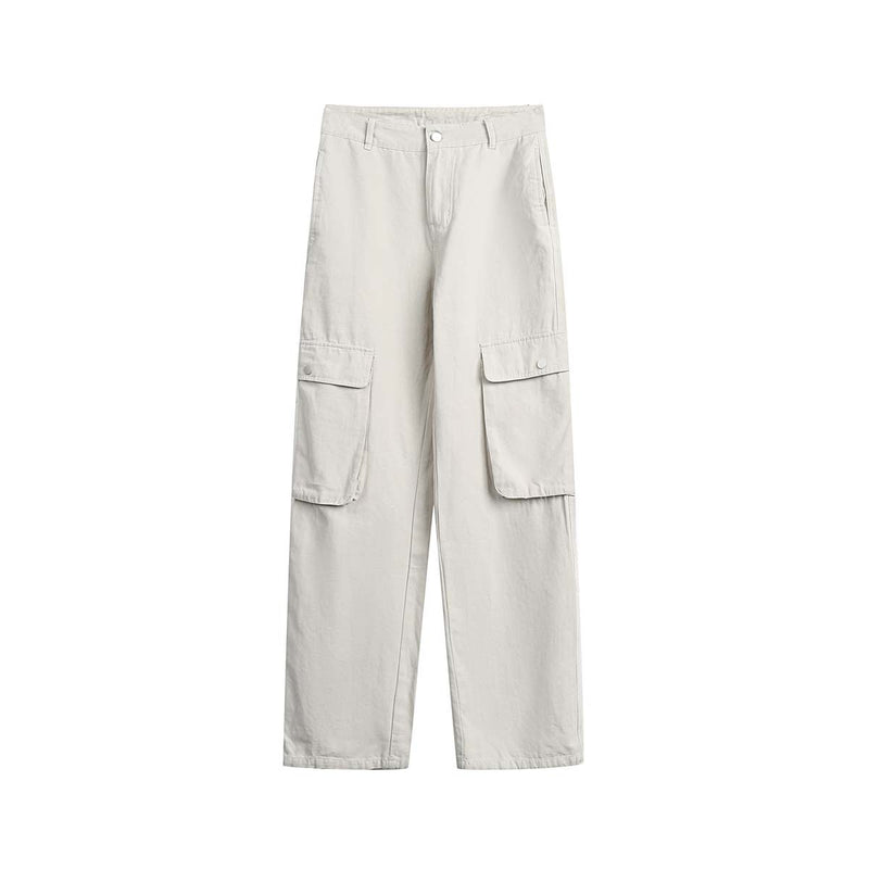 Unisex Pants Autumn Workwear Straight Casual Pants