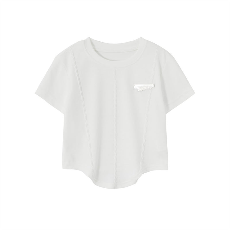 Women T-shirt Short Sleeve T-shirt Summer Girls' O-neck Short Top