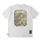 Men T Shirt Street Tide Brand Cotton Short-Sleeved T-shirt for Men and Women
