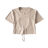 Women T-Shirt Short-Sleeved T-shirt Short Summer Top
