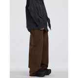 Unisex Sweatpants Retro Loose Straight Casual Trousers