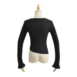 Women T-Shirt Autumn Pure Desire Style Long Sleeve Temperament Top