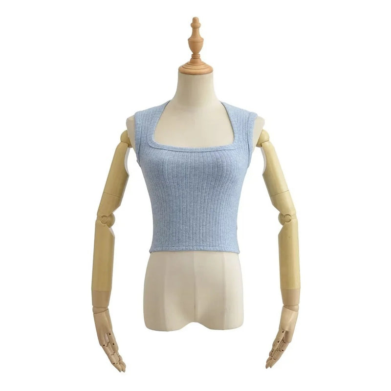 Women Camisole Amoi Cashmere Texture Vest