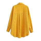 Women T-shirt Loose Slimming Shirt Female Autumn Long-Sleeved Top