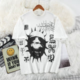 Travis Scott T-Shirt TRAVIS SCOTT CACTUS JACK Loose Crew Neck Short Sleeve