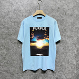 Purple Brand T Shirt Short Sleeve T-shirt Blouse