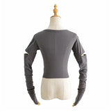Women's T-Shirt Spring and Autumn Sports Top Short Women's T-shirt