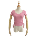 Women T-Shirt Workout Clothes Spring and Summer Sports Tight T-shirt for Women