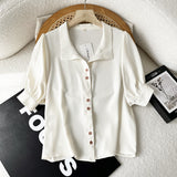 Women T-Shirt Summer Shirt Women Design Blouse Shirt Lightly Mature