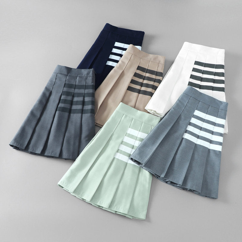 Women Skirt Spring Preppy Style Skirt Skirt