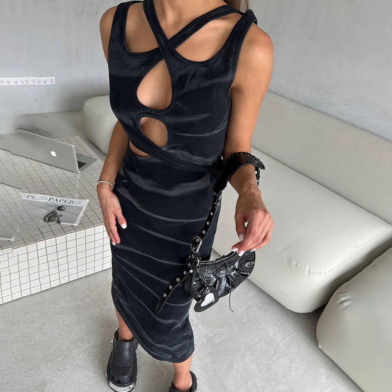 Women Desses Dress Sheath Vest Dress