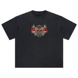 Harajuku Washed Tshirt Hip Hop Streetwear Japanese Anime