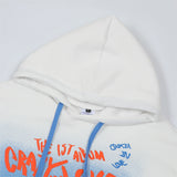 Men Hoodie Fall/Winter Hoodie Men's Hawaiian Coconut Tree Printed Casual Long Sleeve Pullover Hoodie
