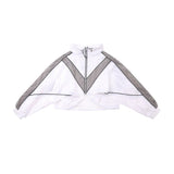 Women Sun Protection Shirt Short Stitching Sun Protection Shirt Women's Sports Style Loose Lapel