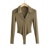 Women T-Shirt Long Sleeve One-Piece Female Autumn Slim-Fit Base T-shirt
