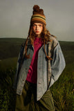 Unisex Jacket Autumn Ethnic Style Stitching Denim Women's Wear