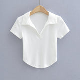 Women T-Shirt Short Sleeve Top T-shirt Women's Spring Clothing