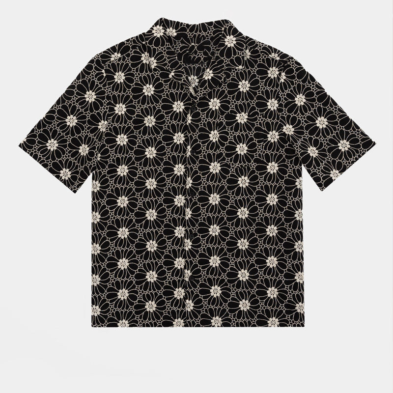 Men Co-Ords Summer Casual Printed Short Sleeves Shirt Shorts