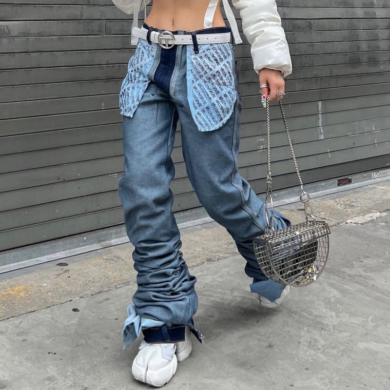 Women Cargo Pants Jeans Winter Women's Outerwear