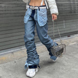 Women Cargo Pants Jeans Winter Women's Outerwear