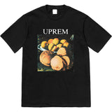 Men T-shirts 18FW STILL LIFE TEE Walnut oil painting short-sleeved loose cotton T-shirts