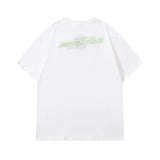 Men T Shirt Printed Short-Sleeved T-shirt for Men and Women Loose Hip Hop Couple