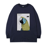 Men Long Sleeve Shirt Letter Long Sleeve T-shirt Men and Women Hip Hop Casual Couple