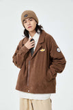 Unisex Jacket Autumn Corduroy Coat Women's Clothing