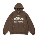 Men Hoodie Hip Hop Rock Portrait Printed Hoodie