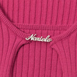 Women Sweater Autumn Solid Color Vertical Pattern Sweater