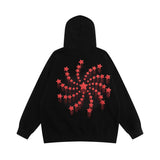 Men Hoodie Five-Pointed Star Foam Thin Hoodie