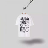 Men T-shirts Travis Scott Cactus Jack x Utopia dreadlocks avatar stone alphabet print short sleeve T-shirt