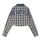 Women Long Sleeve Shirt Denim Women's Casual Shorts
