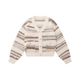 Women Sweater Loose Casual Street Long Sleeve Button Cardigan Sweater