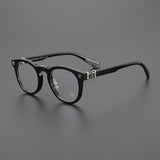 CHH Chrome Hearts Glasses Versatile Vintage Fashion Ultra Light Round Glasses Frame