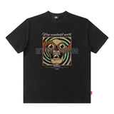 Men T Shirt Printed Short Sleeve T-shirt Men's and Women's Tops
