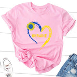 Ukraine Sunflower T-shirt Vintage Ukrainian Lovers Print