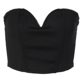 Women Halter Tops Spring New Fashion V-neck Top