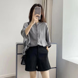 Women T-shirt Denim Shirt Women's Spring Design Loose Top