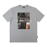 Men T Shirt West Coast T-shirt Street Retro Hiphop Short Sleeve Men and Women