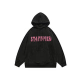 Unisex Hoodie Retro Hooded Sweatshirt Couples Coat Loose