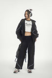 Unisex Jacket Autumn Sports Style Contrast Color Coat
