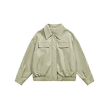 Unisex Jacket Autumn Hot Girl Cropped Leather Coat