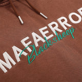 Men Hoodie Simple Embroidered Letter Hooded Sweater