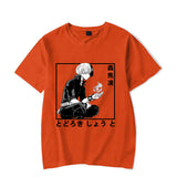 Hot Anime Todoroki Shoto Print Short Sleeve T Shirts